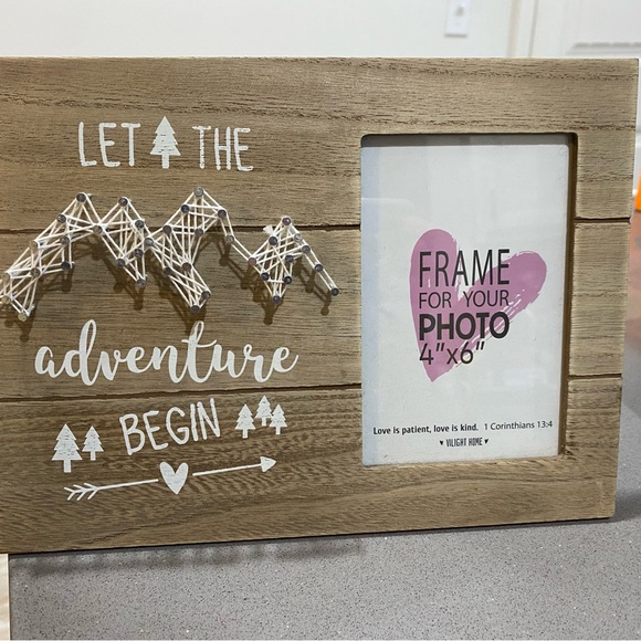 Rustic Wood Photo Frame - Natural - Picture 1 of 2